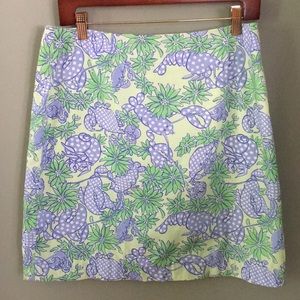 💚🦀 Vintage Lilly Pulitzer Lobster Skirt 🦀💚